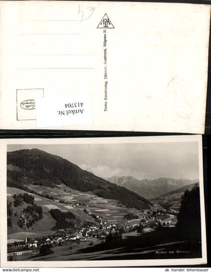 413704,Matrei am Brenner Totale Bergkulisse