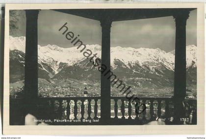 Innsbruck - Panorama vom Berg Isel - Foto-AK - Tirolerkunstverlag Innsbruck