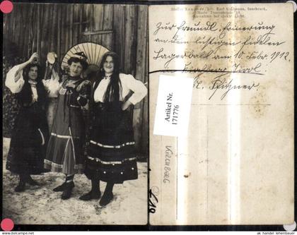 171776,Foto Ak Kirchberg Lagerball Karneval Personen