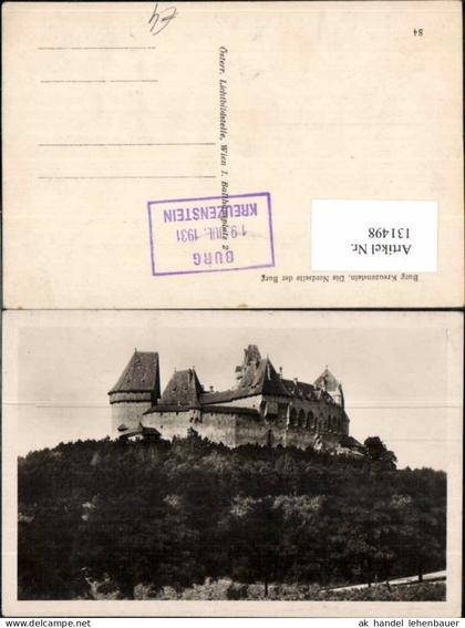 131498,Burg Kreuzenstein bei Korneuburg