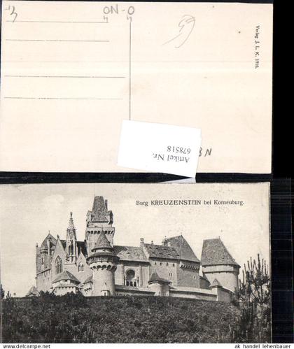 678518 Kreuzenstein b. Leobendorf Korneuburg Burg