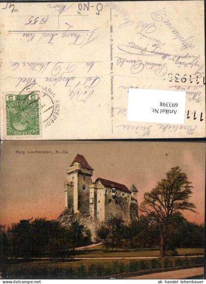 693398 Burg Liechtenstein bei Mödling Korneuburg