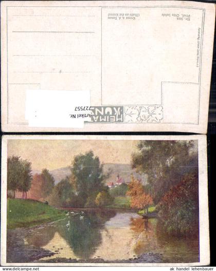 727557 Künstler AK Otto Luhde Krems an der Donau Motiv an der Krems