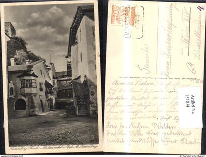 151834,Rattenberg Strassenansicht Malerwinkel u. Cafe Alt Rattenberg 1928