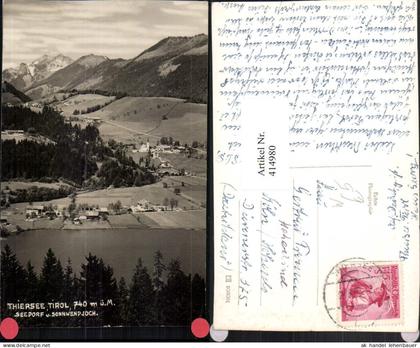 414980,Thiersee Seedorf Totale m. Sonnwendjoch Bergkulisse