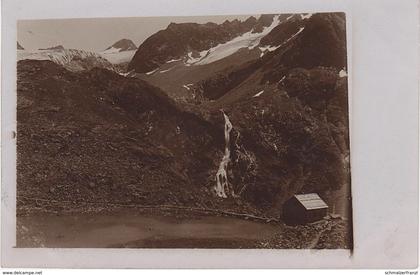 Foto AK Winnebachsee Hütte Winnebachseehütte Gasthof Baude Sulztal Sulztalferner Gletscher a Längenfeld Gries Frankfurt