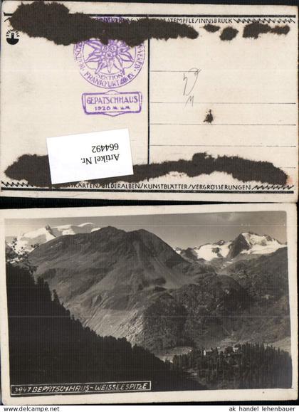 664492,Gepatschhaus Weisseespitze Gemeinde Kaunertal