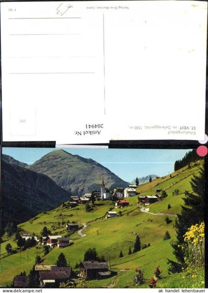 204941,St. Veit im Defereggental Totale