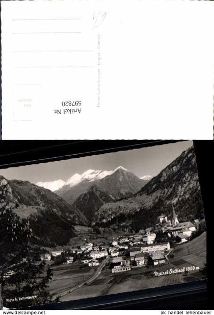 597820,Foto Ak Matrei in Osttirol Totale
