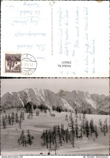 236637,Tauplitzalm b. Tauplitz Bergkulisse Winterbild