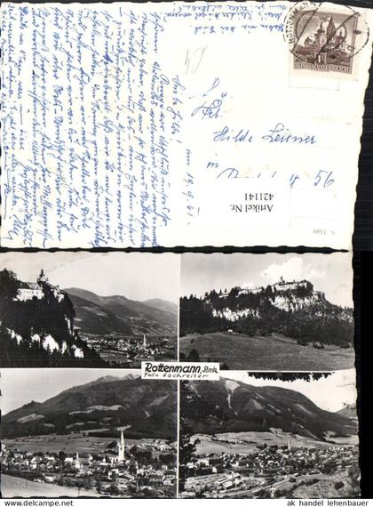 421141,Rottenmann Totale Burg Mehrbildkarte
