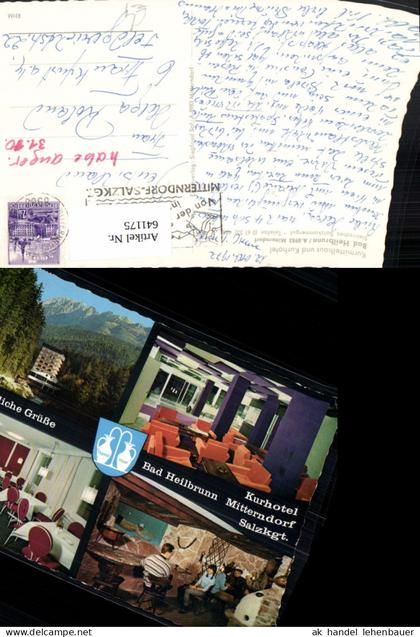641175,Mehrbild Ak Bad Heilbrunn Bad Mitterndorf Kurmittelhaus Kurhotel