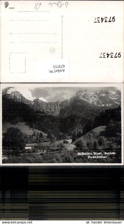 673715,Foto Ak St Gallen Sankt Gallen Buchau Eisenzieher