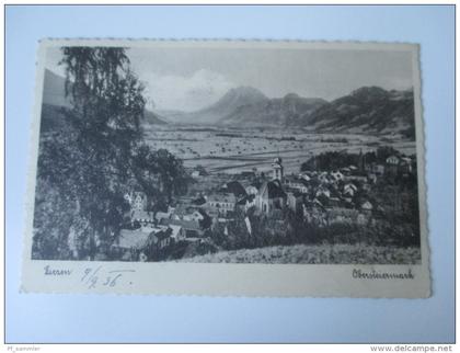 AK 1936 Liezen Obersteiermark echt gelaufen und guter Zustand! Frank Verlag Graz Vertrieb: Alois Maischberger, Liezen