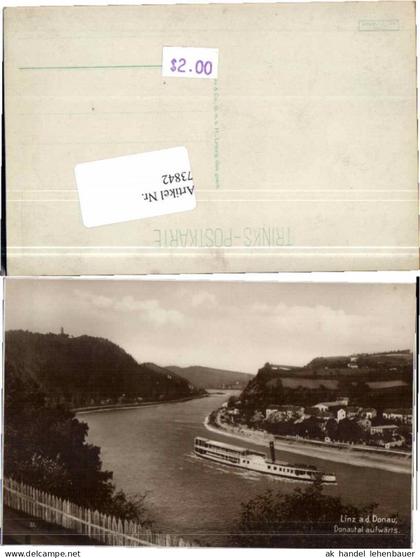 73842,Rare FotoAK Linz Urfahr Donau Dampfer