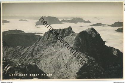 Kaiser - Nebelmeer - Foto-Ansichtskarte - Verlag Josef Schmidt Lofer