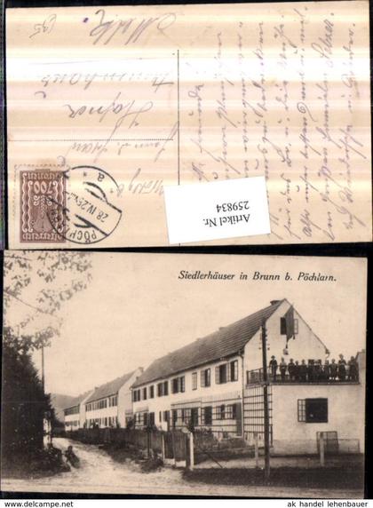 259834,Siedlerhäuser in Brunn b. Pöchlarn
