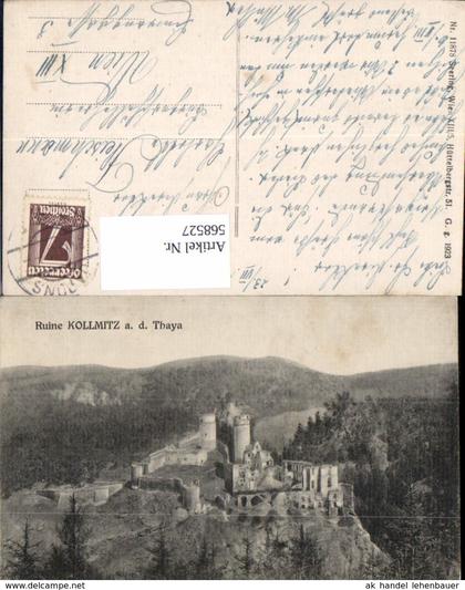 568527,Ruine Kollmitz an der Thaya b. Raabs an der Thaya