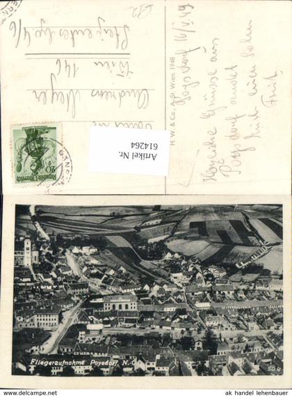 614264,tolle Fliegeraufnahme Poysdorf
