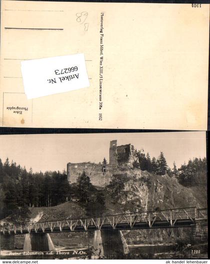 666273,Ruine Eibenstein an der Thaya bei Raabs an der Thaya