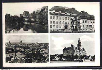 AK Laa an der Thaya, Schloss, Turmgebäude, Teilansicht