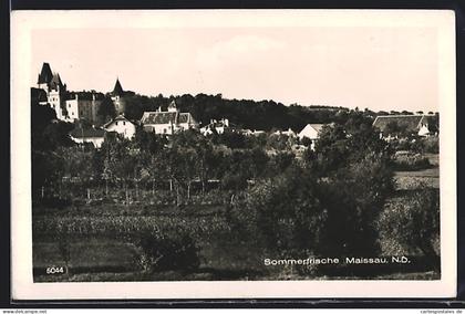 AK Maissau /N. D., Ortsansicht mit Burg