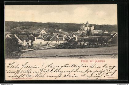 AK Maissau, Ortsansicht mit Schloss