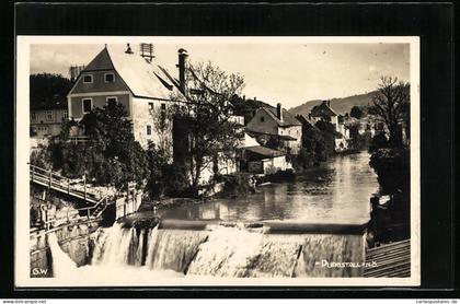 AK Purgstall /N.-Oe., Wehr in der Erlauf