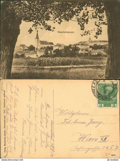 Ansichtskarte Hollabrunn Blick auf die Stadt 1912