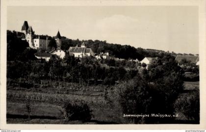 CPA Maissau in Niederösterreich, Sommerfrische Landschaft, Bäume, Gebäude, Hügel