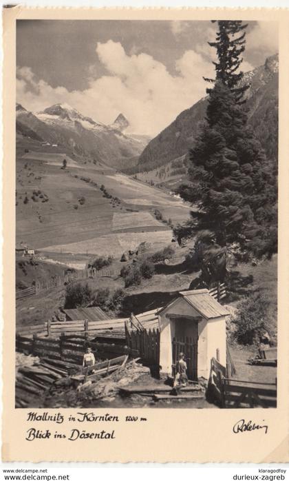 Mallnitz in Kärnten, Dösental old postcard unused b170810