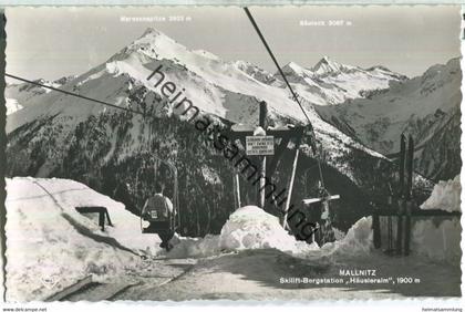 Mallnitz - Skilift-Bergstation Häusleralm - Foto-Ansichtskarte - Verlag Alfred Gründler Salzburg