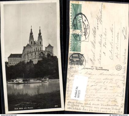 107277,Melk a.d. Donau Stift Melk Wachau Dampfer