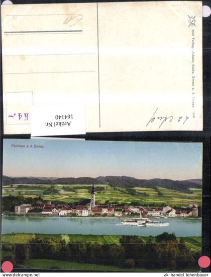 164140,Pöchlarn a.d. Donau Dampfer 1915
