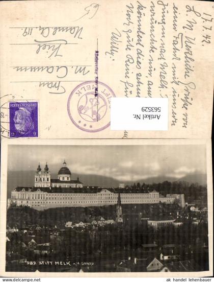 563529,Foto Ak Melk a. d. Donau Stift Melk