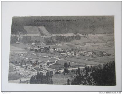 AK Österreich Detailaufnahme Mühldorf mit Bahnlinie. Kleine Gemeinde! Verlag: J. H. 23