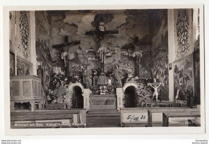 Millstatt am See, Kalvarienberg Kapelle old postcard unused b201101