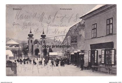 Gaaden Kirchenplatz, Gaaden bei Mödling Niederösterreich, 1914