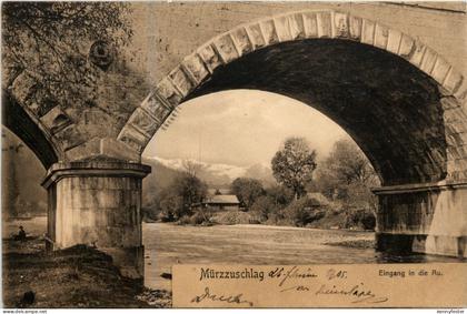 Mürzzuschlag/Steiermark - Mürzzuschlag - Eingang in die Au