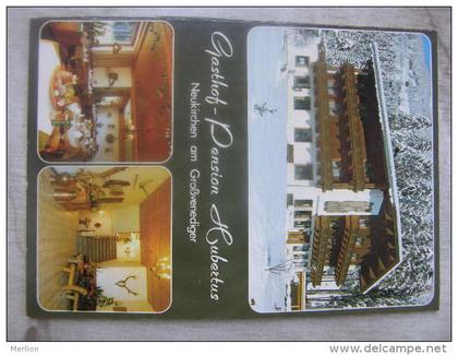 Austria Salzburger Land - Neukirchen am Grossvenediger  - Gasthof Hubertus   -advertising card - D107742