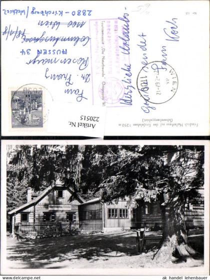 220515,Friedrich Hallerhaus auf d. Knofeleben im Schneeberggebiet b. Puchberg