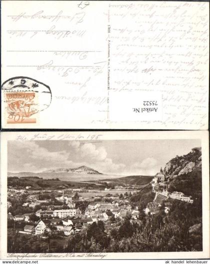 75522,Sommerfrischer Pitten Totale Schneeberg Puchberg