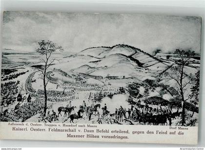 10741244 - Aufmarsch der Truppen v. Hausdorf nach Maxen Anno 1759