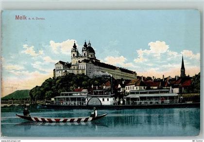 3390 Melk - Donau Raddampfer Ruderboot Stift Melk - 10406008