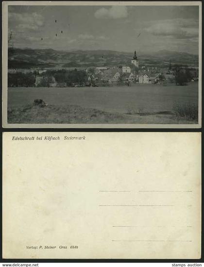Austria Old RP Postcard Edelschrott Steiermark Panorama