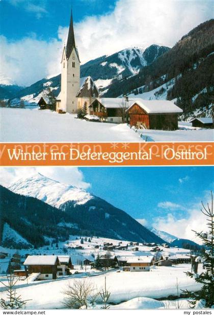 Defereggental Tirol Kirche St Leonhard mit Bruggen und Feistritz