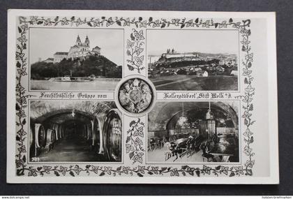 Melk, a.d. Donau, Ortsansicht, Stift Melk, Weinkeller, Kellerstüberl
