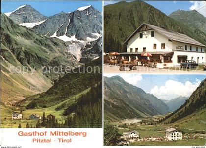 Mittelberg Pitztal Tirol Gasthof Mittelberg Alpenpanorama