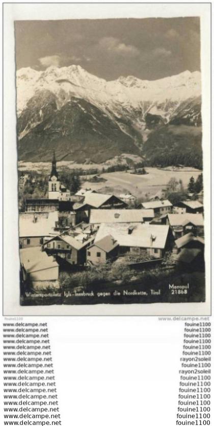 wintersportplatz igis innsbruck gegen die nordkette tirol ( format C.P.A ) ( recto verso )