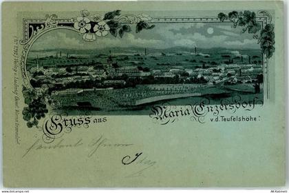 2340 Maria Enzersdorf 1898 Lithographie / Mondschein Gruß aus Maria Enze... - 51674343